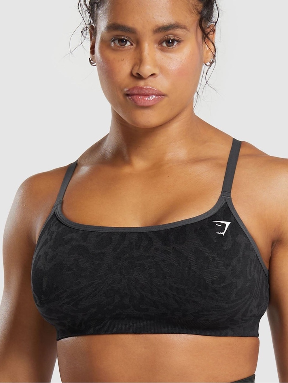 Gymshark Black adapt safari sports bra